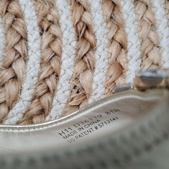 Cole Haan Air Tali Jewel Embellished Leather Open Toe Ballet Flats Size 8.5B - Picture 9 of 12